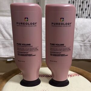 Pink PureOlogy HYDRATE SHEER CONDITIONER DUO 2 Bottles Of Conditioner